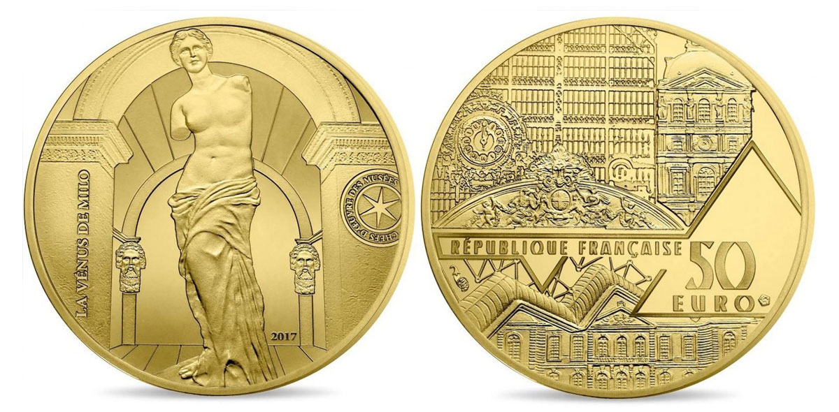 ミロのヴィーナス1/4オンス金貨（フランス） - MARUのコイン収集記